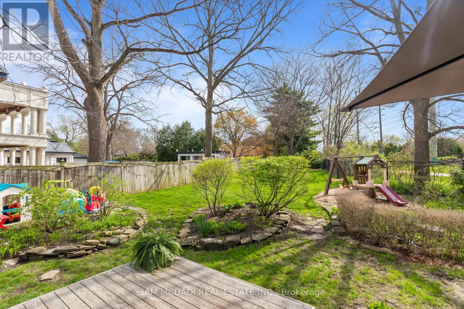 1296 Clarkson Road N, Mississauga, ON - Outdoor With Deck Patio Veranda With Backyard