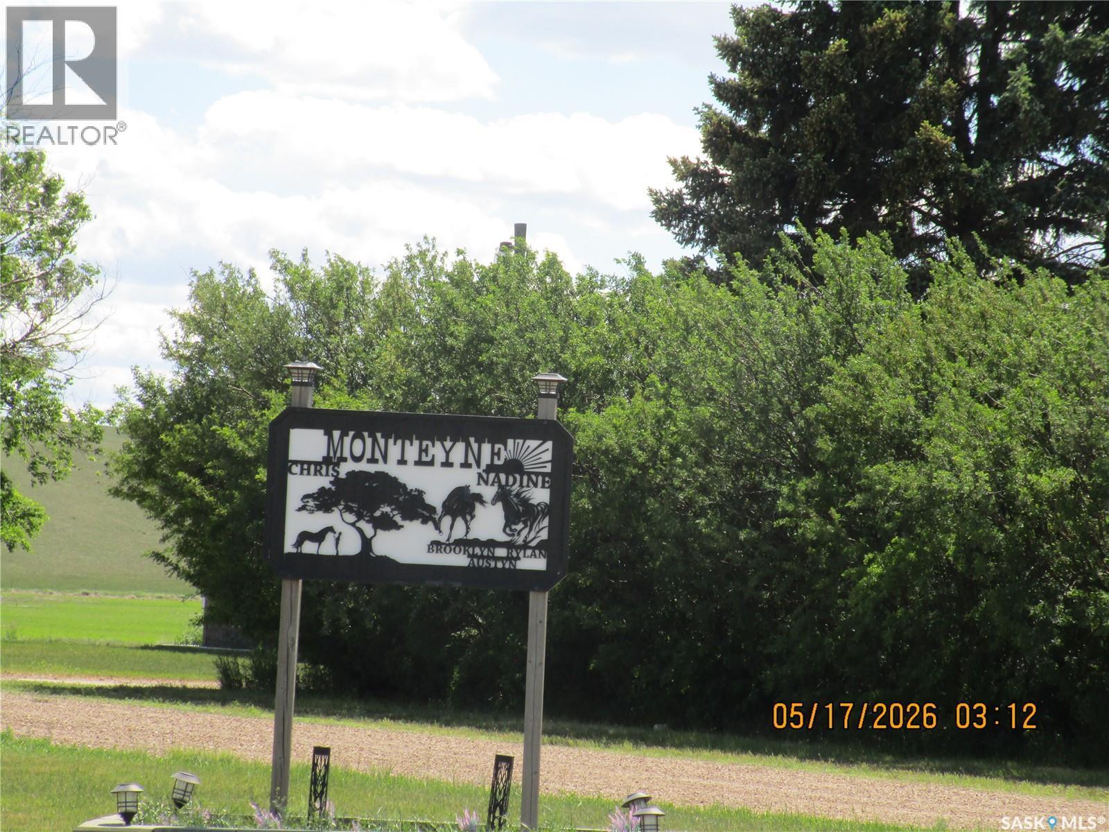 Monteyne Acreage, Poplar Valley Rm No. 12, SK