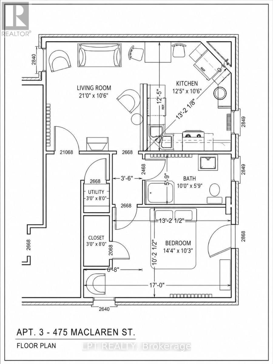 Apt 3 - 475 Maclaren Street, Ottawa, ON