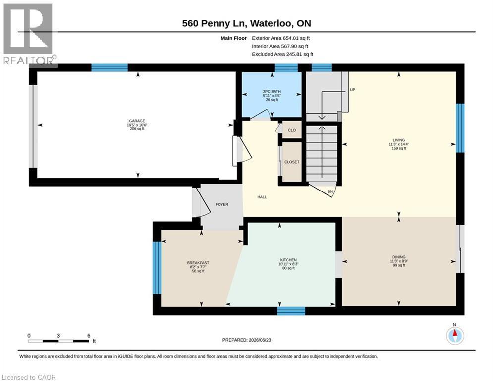 Floor plan - 560 Penny Lane, Waterloo, ON