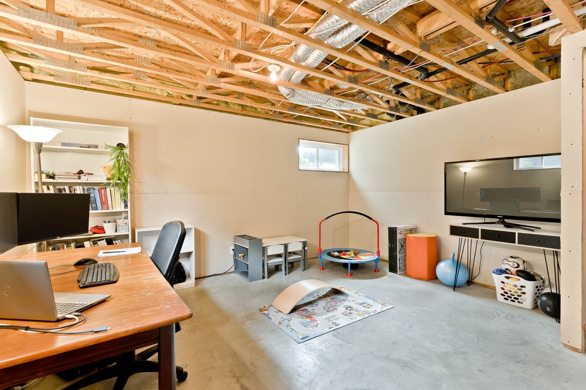 Sous-sol - 95 Rue Raymond-Auger, Sherbrooke (Brompton/Rock Forest/Saint-Élie/Deauville), QC - Indoor Photo Showing Office