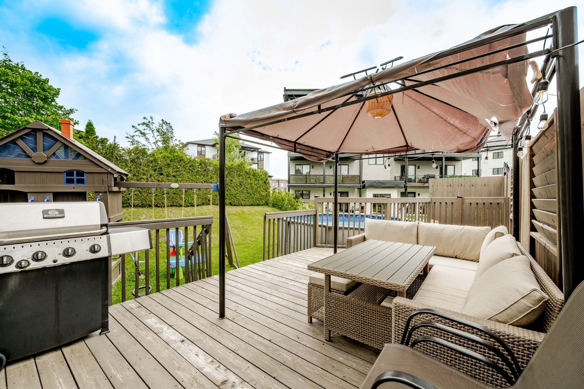 Extérieur - 95 Rue Raymond-Auger, Sherbrooke (Brompton/Rock Forest/Saint-Élie/Deauville), QC - Outdoor With Deck Patio Veranda With Exterior