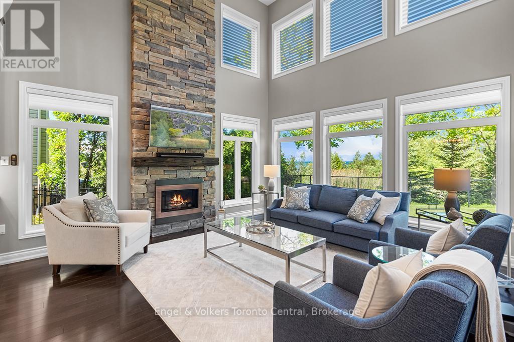 42 Silver Crescent, Collingwood, ON - Indoor Photo Showing Living Room With Fireplace