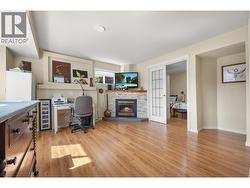 Family room on lower level -