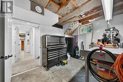 Workshop/former kitchen -