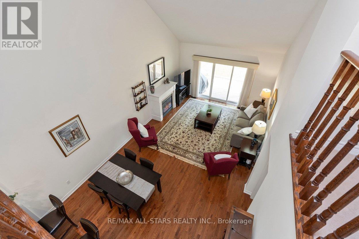 Overview of living & dining areas from loft - 52 Oasis Way, Markham, ON