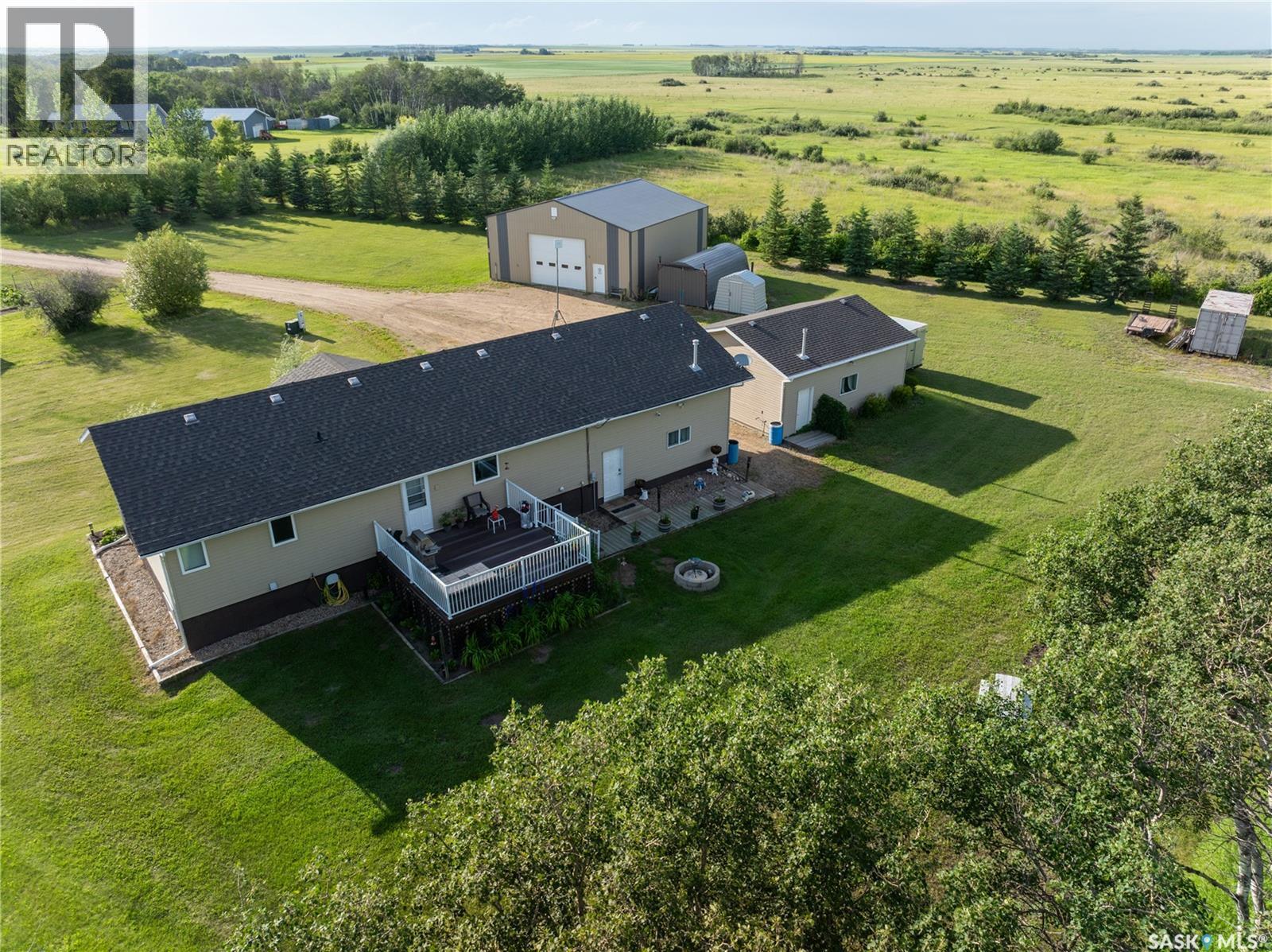 Bassingthwaite Acreage, Asquith, SK - Outdoor With Deck Patio Veranda With View