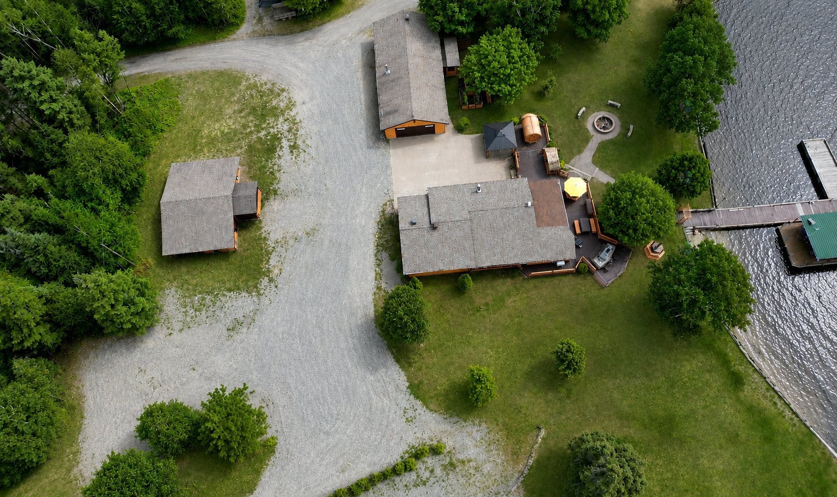 Aerial View - 713 Ch. Du Pin-Rouge, Laverlochère-Angliers, QC - Outdoor