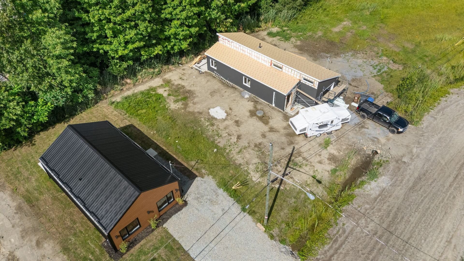 Aerial View - Rue Des Tailleurs-De-Pierre, Stanstead - Ville, QC
