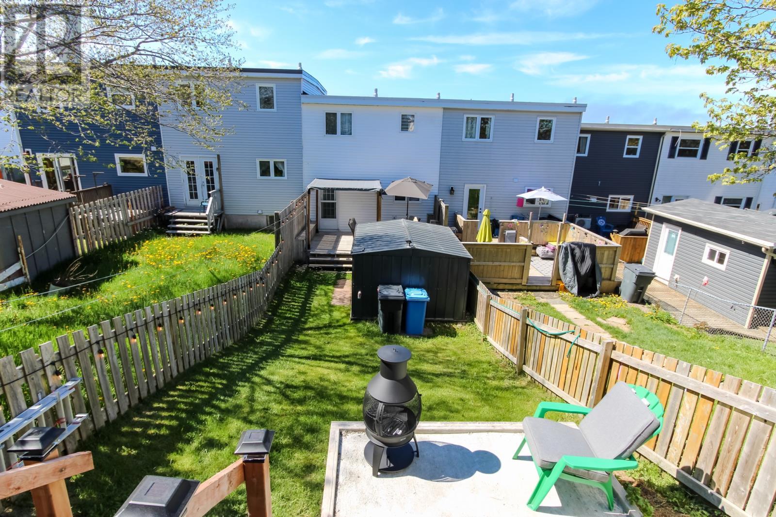 Platform built up for firepit. - 92 Watson Crescent, St. John'S, NL