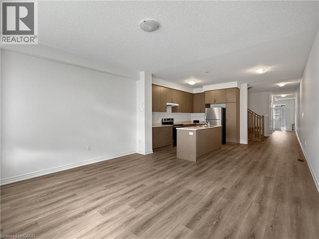 VIEW FROM LIVING ROOM - 82 Gledhill Crescent, Cambridge, ON - Indoor Photo Showing Kitchen
