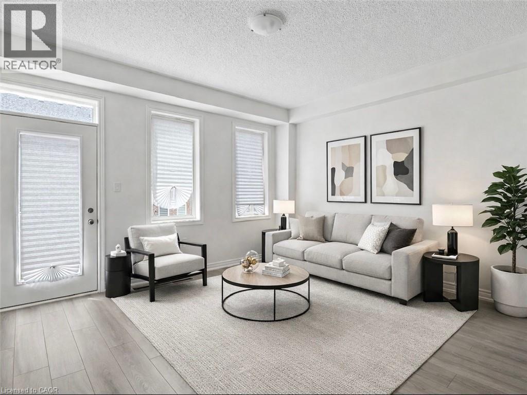 LIVING ROOM VIRTUALLY STAGED - 82 Gledhill Crescent, Cambridge, ON - Indoor Photo Showing Living Room