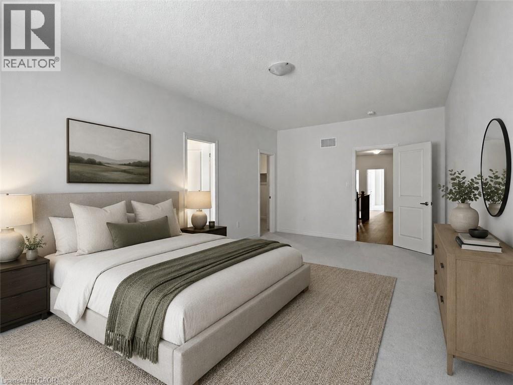 PRIMARY BEDROOM VIRTUALLY STAGED - 82 Gledhill Crescent, Cambridge, ON - Indoor Photo Showing Bedroom
