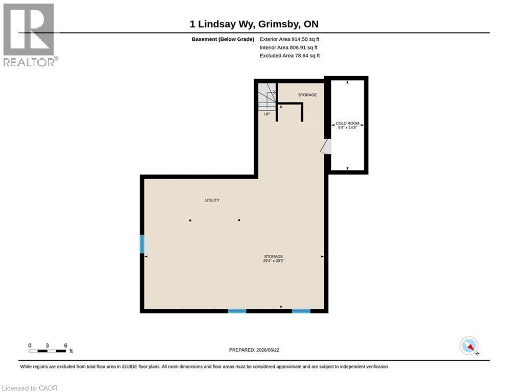 Floor plan - 1 Lindsay Way, Grimsby, ON - Other