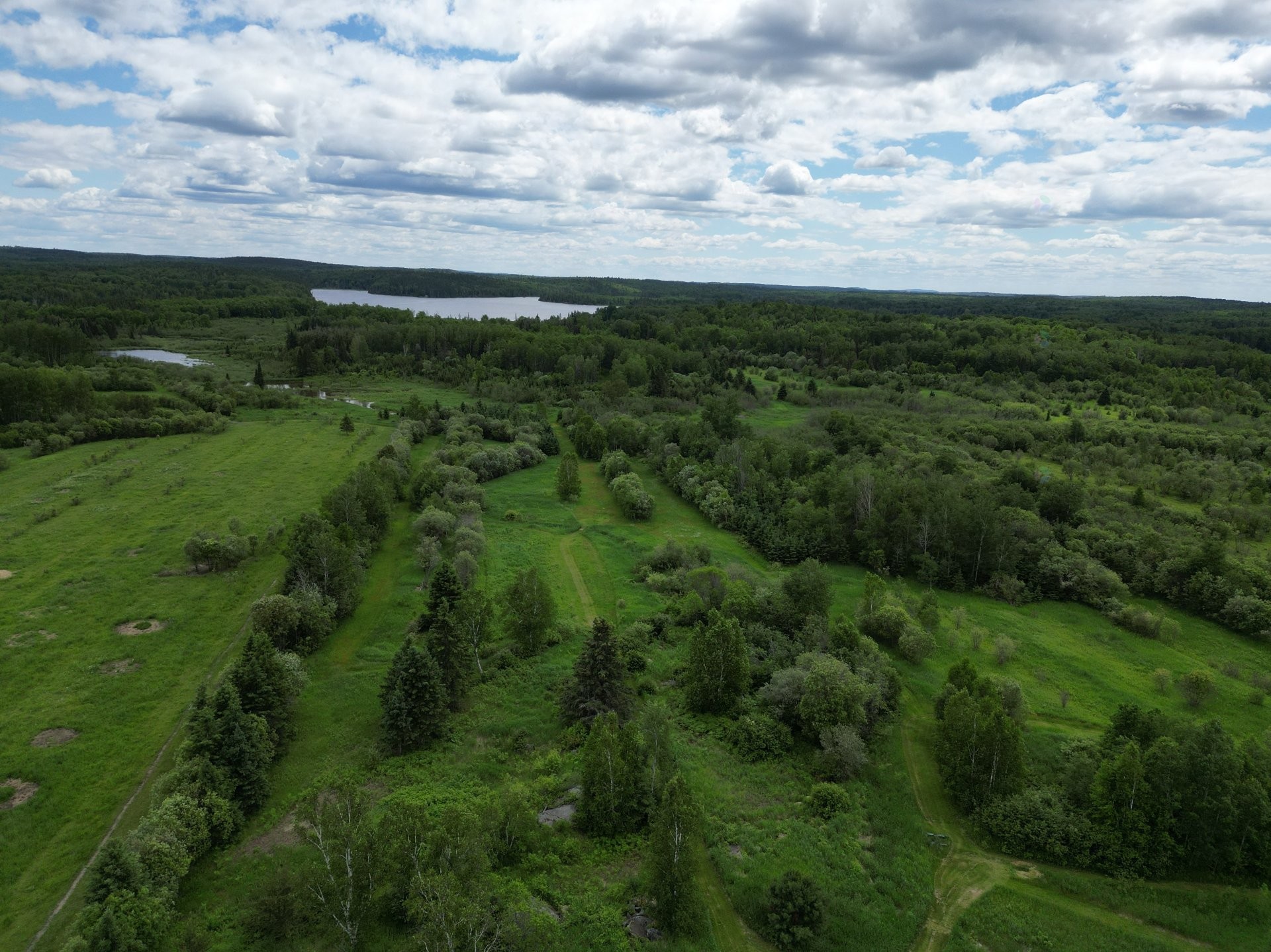 Aerial View - 896 13E-Et-14E Rang, Laverlochère-Angliers, QC - Outdoor With View