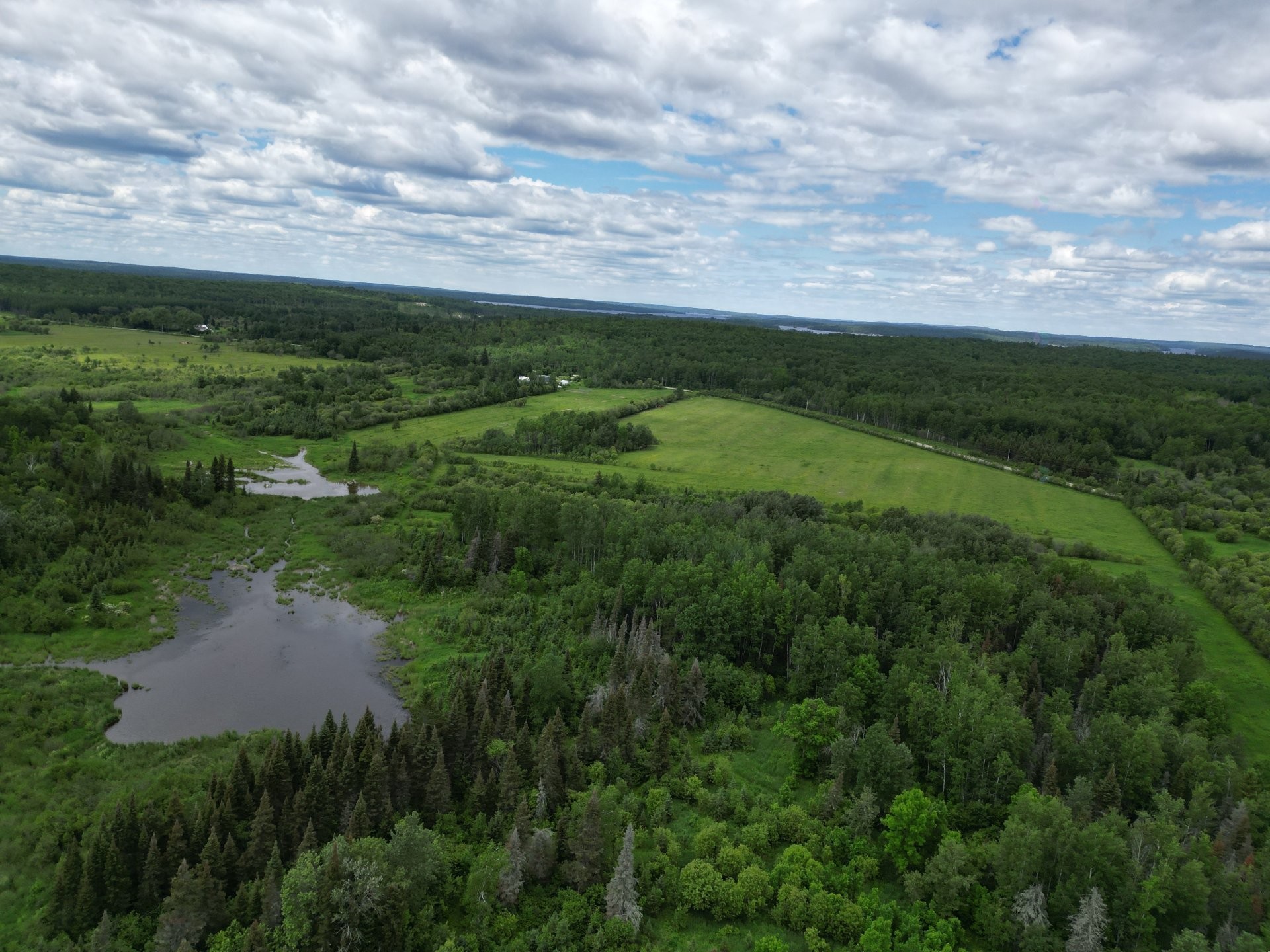 Aerial View - 896 13E-Et-14E Rang, Laverlochère-Angliers, QC - Outdoor With View