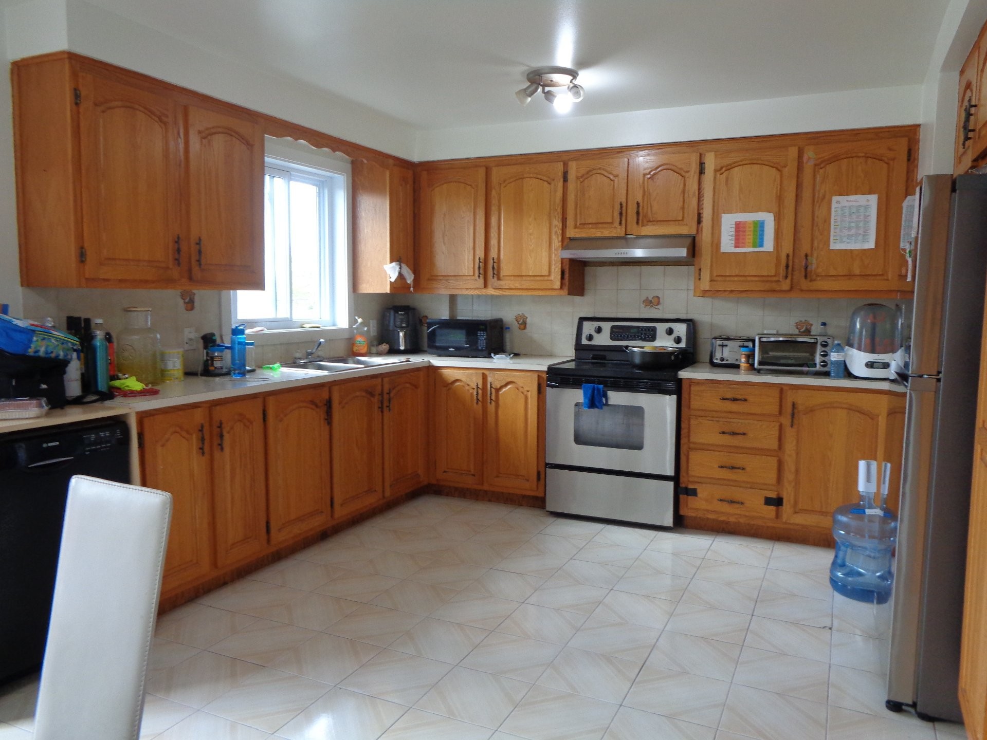 Cuisine - 8429 Av. Nicolas-Leblanc, Montréal (Rivière-Des-Prairies/Pointe-Aux-Trembles), QC - Indoor Photo Showing Kitchen With Double Sink