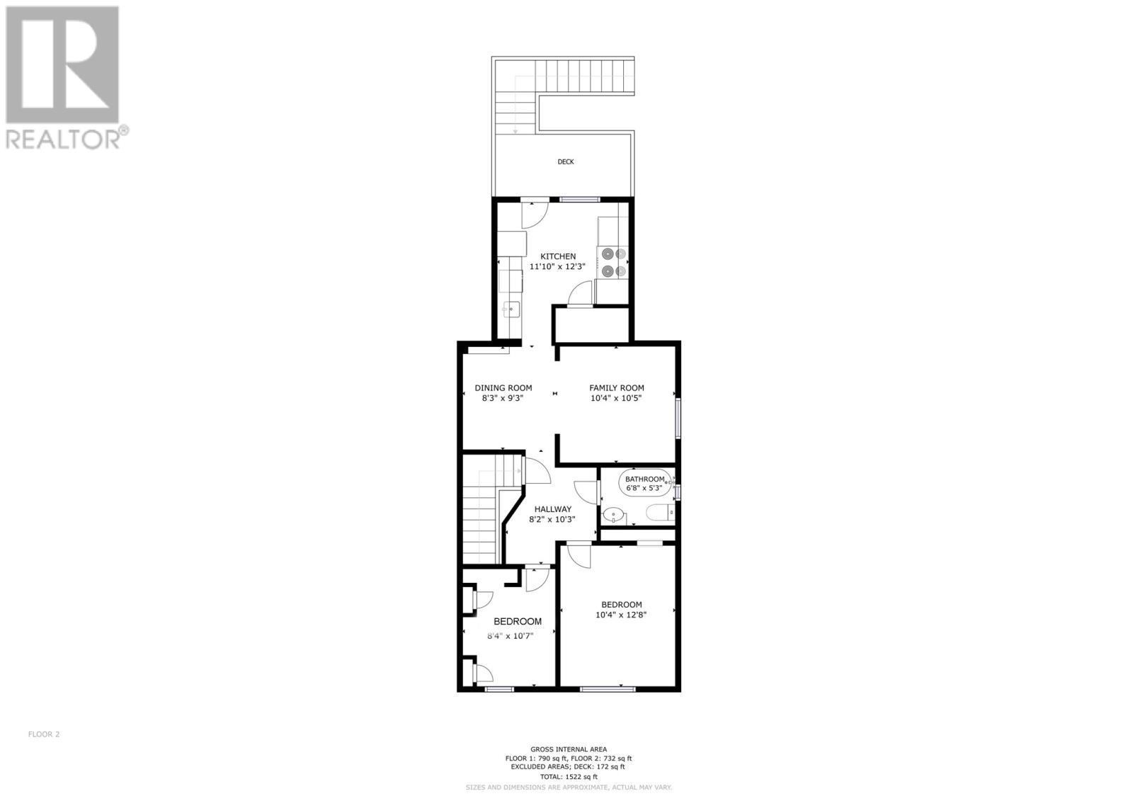 2nd Floor Plan Apt B - 8 Blatch Avenue, St. John'S, NL