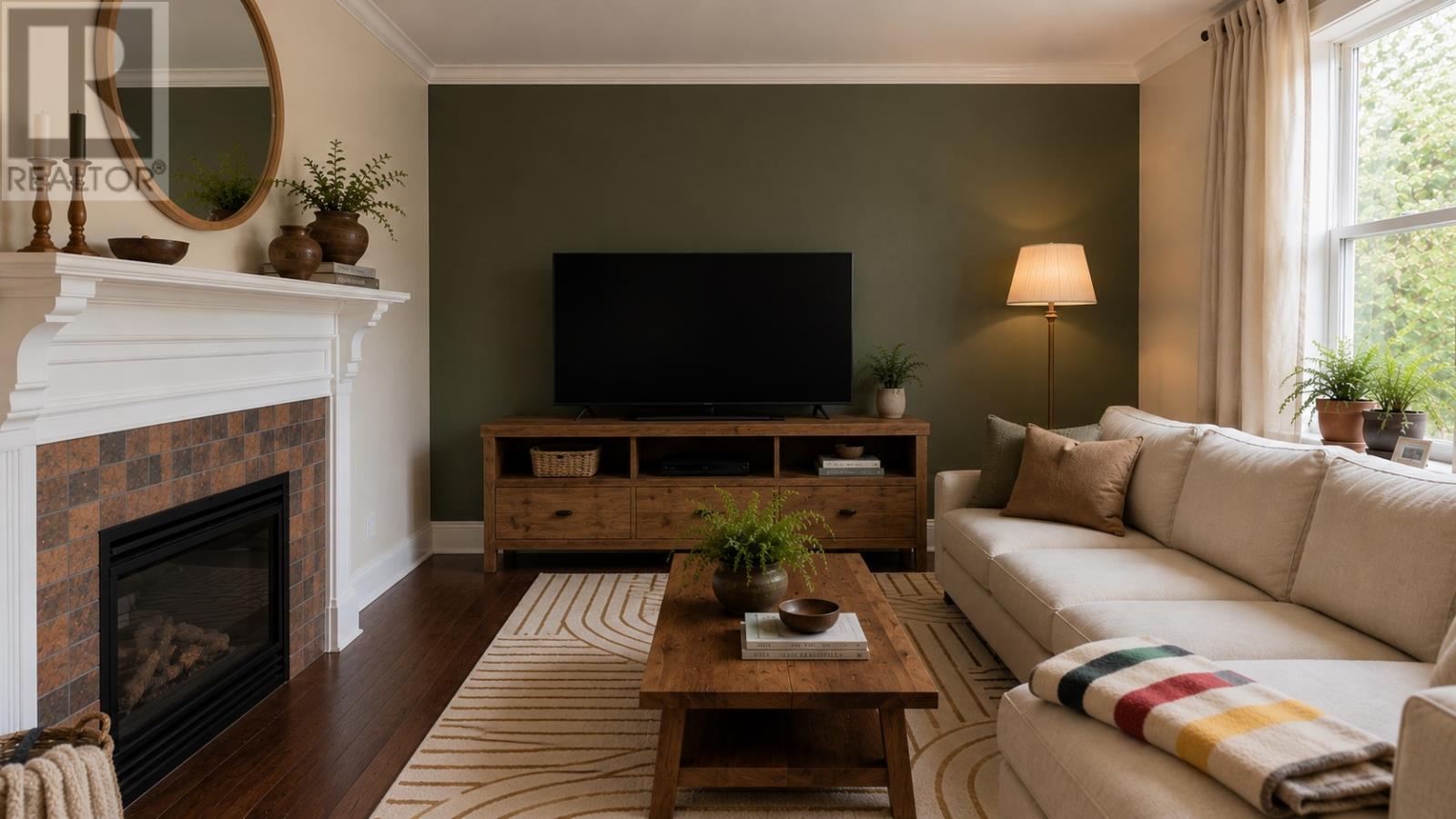 Apt A Living Room — Virtually Staged - 8 Blatch Avenue, St. John'S, NL