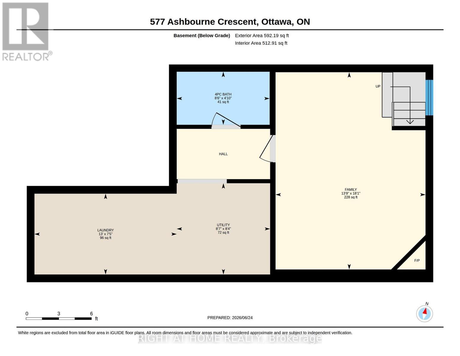 Basement - 577 Ashbourne Crescent, Ottawa, ON