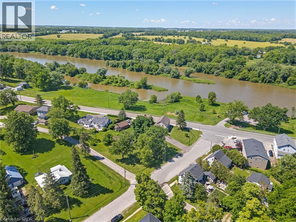 Riverfront community setting with extensive green spaces and mature trees - 2 Mill Street E, York, ON