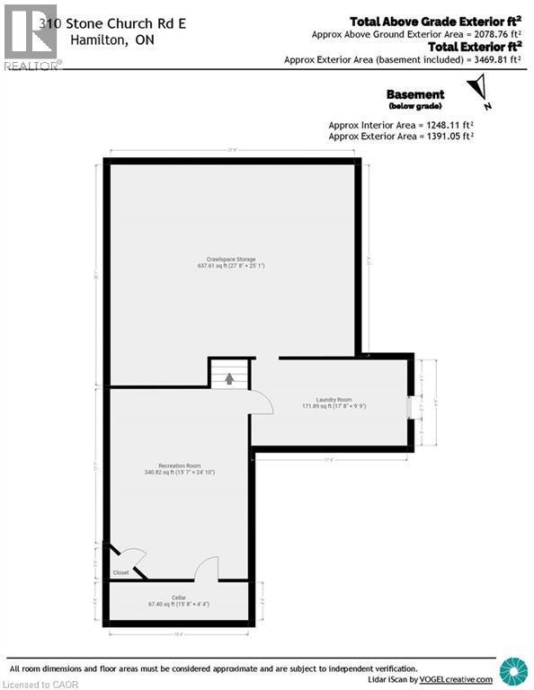 Floor plan - 310 Stone Church Road E, Hamilton, ON