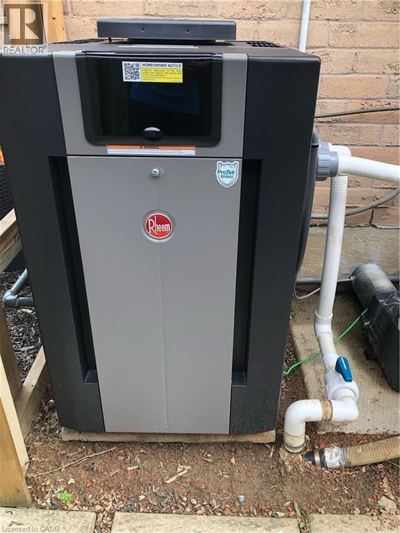 Brand new Gas Heater - 59 Randolf Court, Hamilton, ON - Indoor Photo Showing Basement