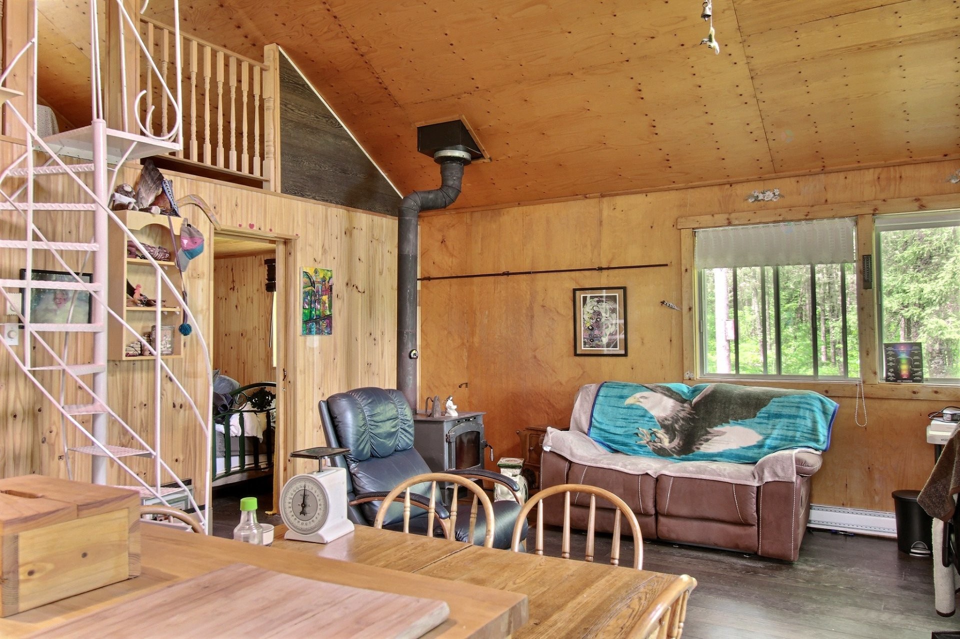 Living Room - 3 Ch. Du Roc, Saint-Aimé-Des-Lacs, QC
