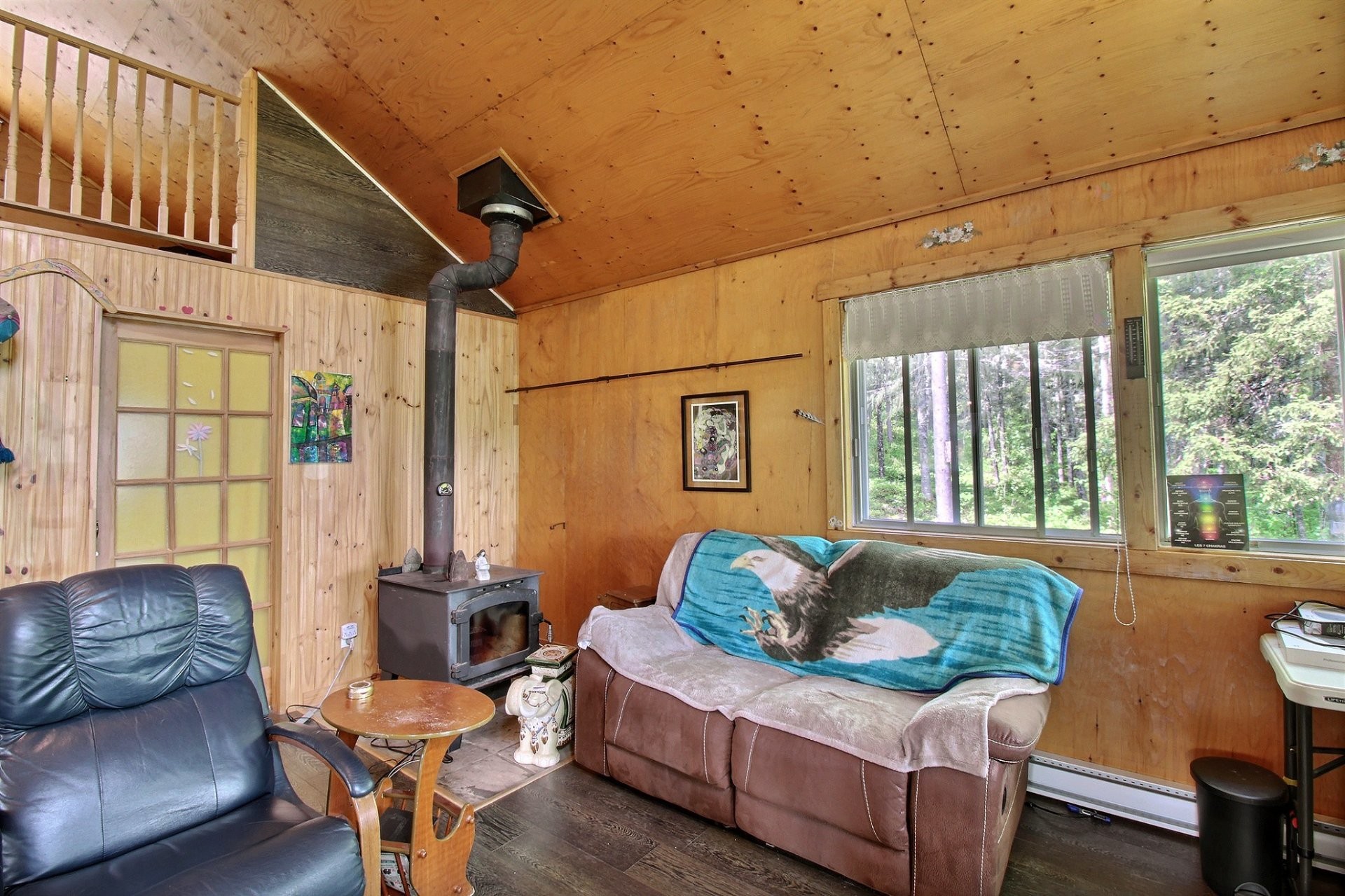 Living Room - 3 Ch. Du Roc, Saint-Aimé-Des-Lacs, QC