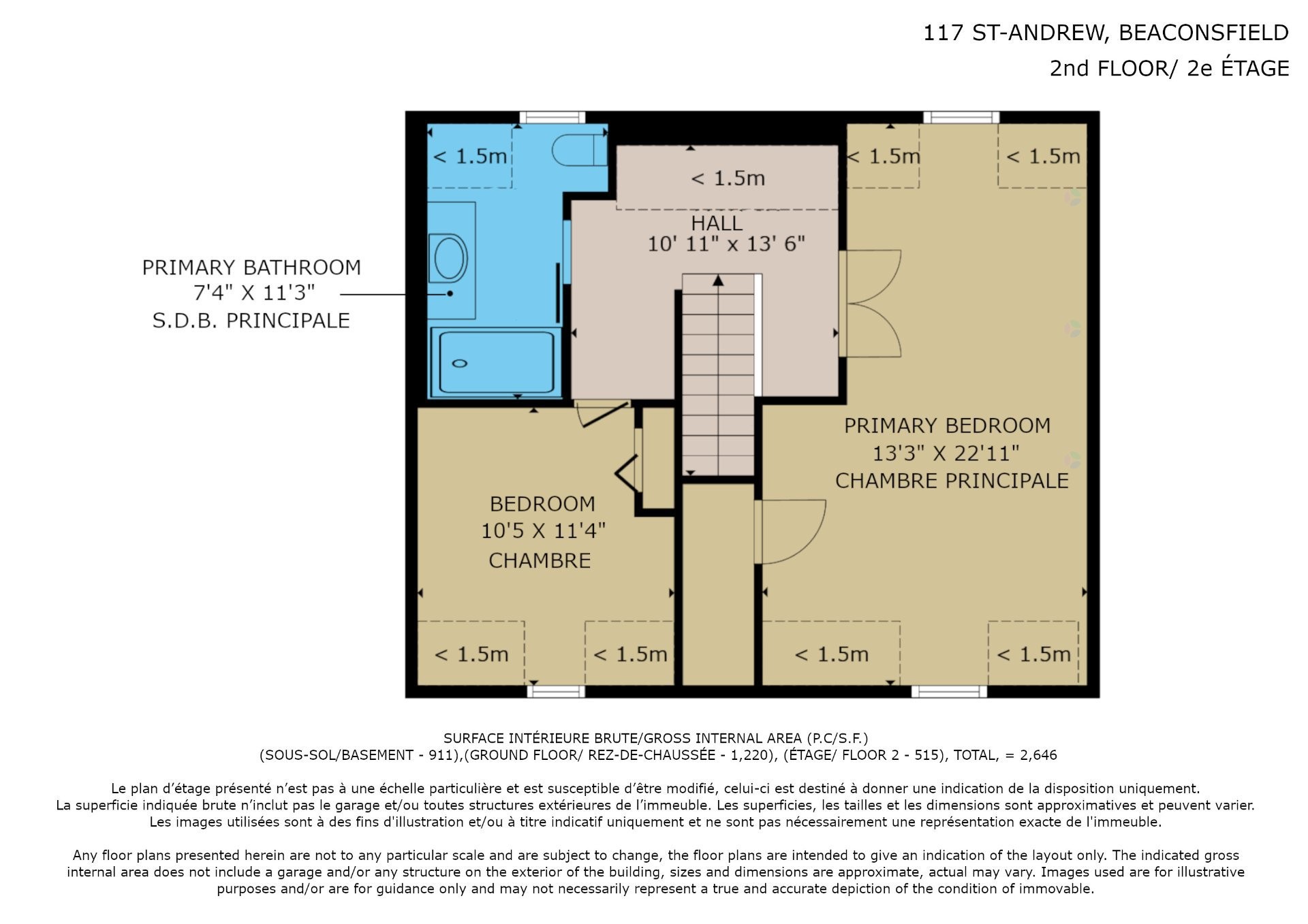 Floor Plan - 117 Av. St-Andrew, Beaconsfield, QC
