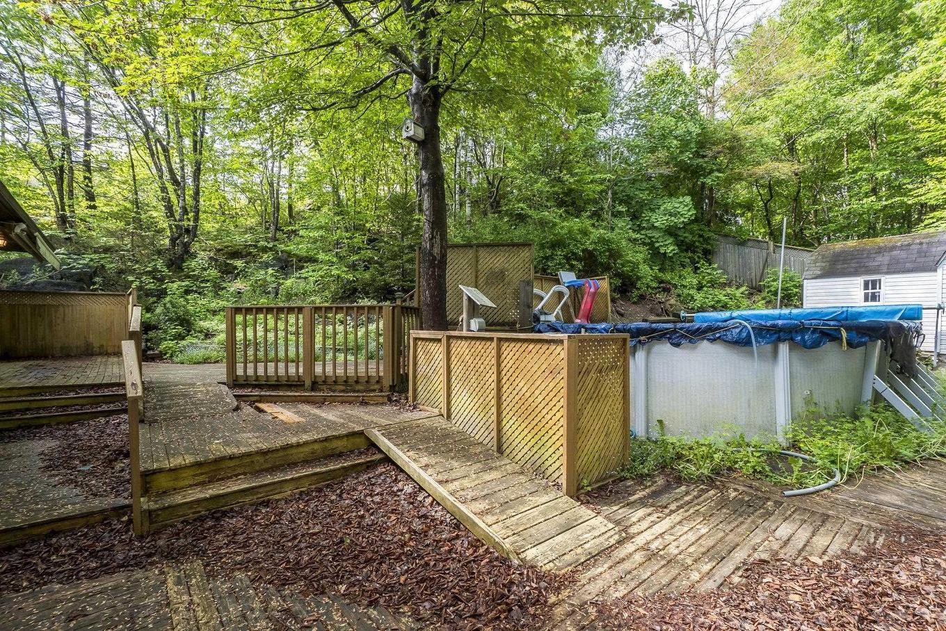 10 Plymouth Street, Halifax, NS - Outdoor With Above Ground Pool With Backyard