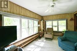large living room at front -