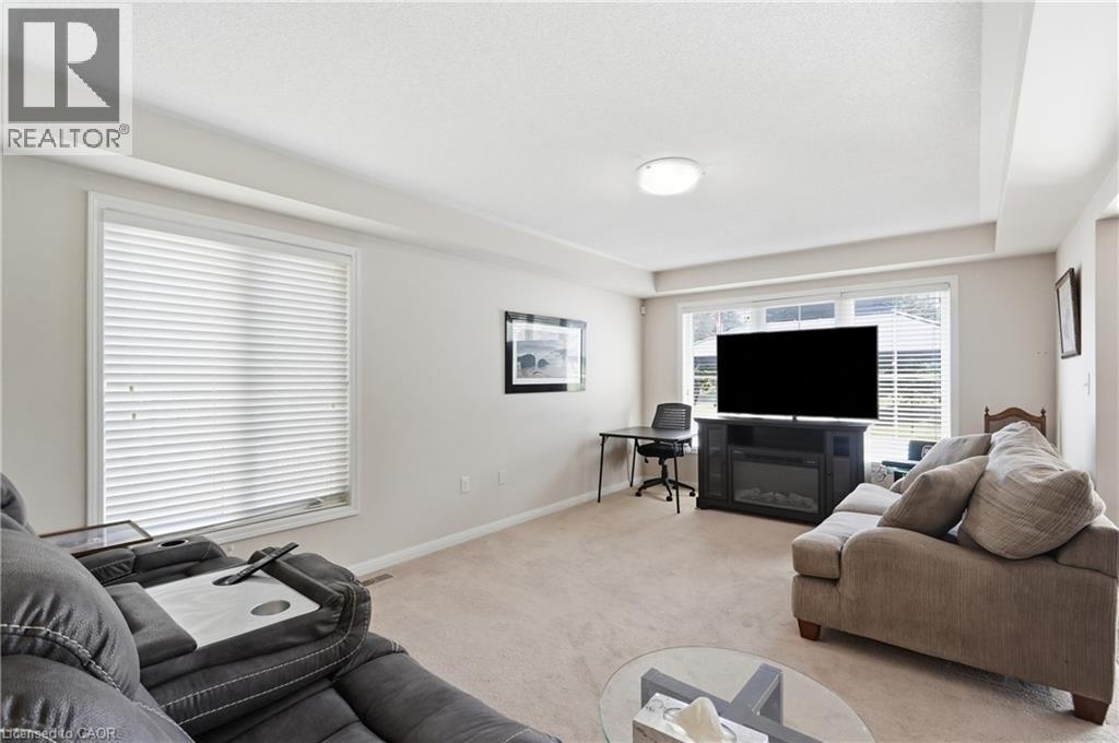 240 Emick Drive, Hamilton, ON - Indoor Photo Showing Living Room With Fireplace