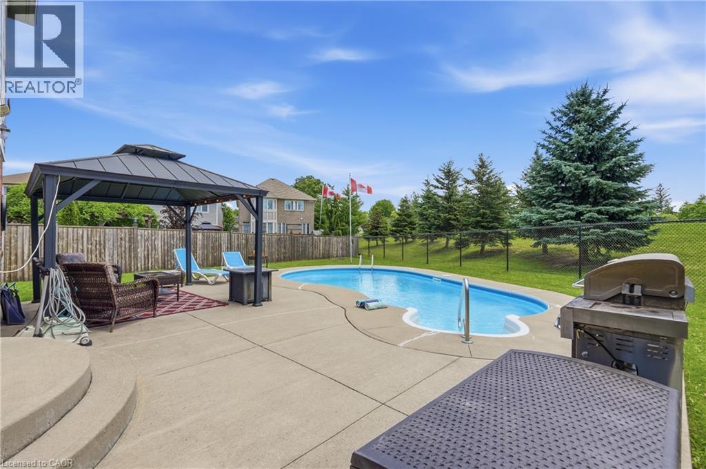 240 Emick Drive, Hamilton, ON - Outdoor With In Ground Pool With Backyard