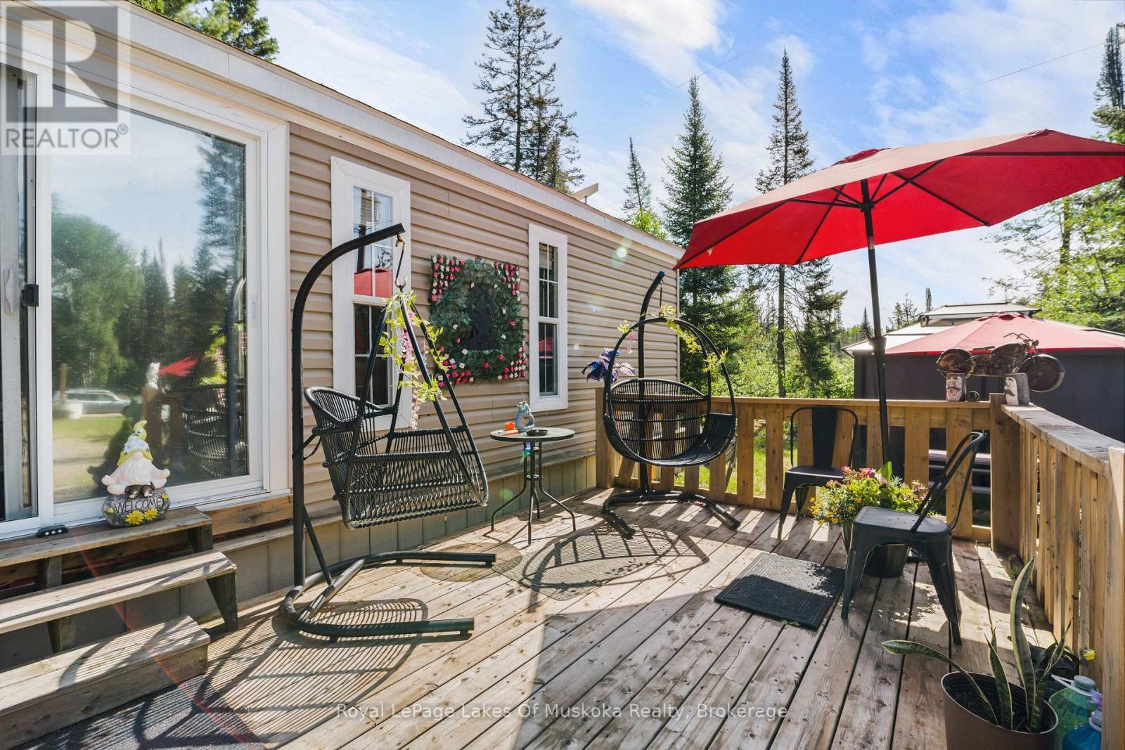 Deck at front of home - 5 - 98 North Shore Road, Kearney (Proudfoot), ON
