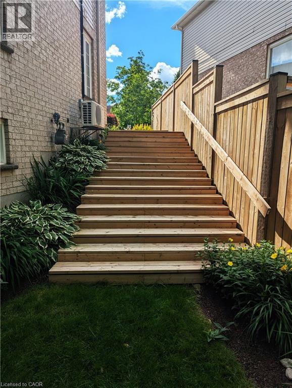Stairs down to the unit - 561 Marl Meadow Crescent Unit# Lower, Kitchener, ON