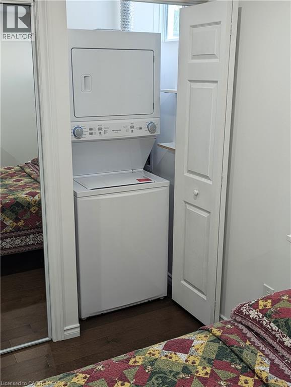 Stacking washer & dryer in bedroom - 561 Marl Meadow Crescent Unit# Lower, Kitchener, ON