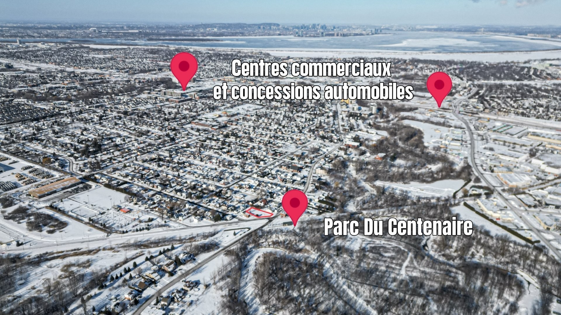 Aerial View - Rue Principale S., Delson, QC
