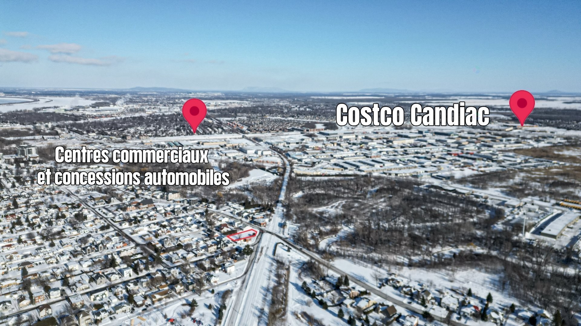 Aerial View - Rue Principale S., Delson, QC