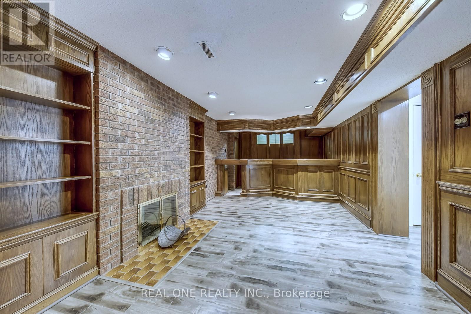 1585 Crombie Road, Mississauga, ON - Indoor Photo Showing Other Room With Fireplace