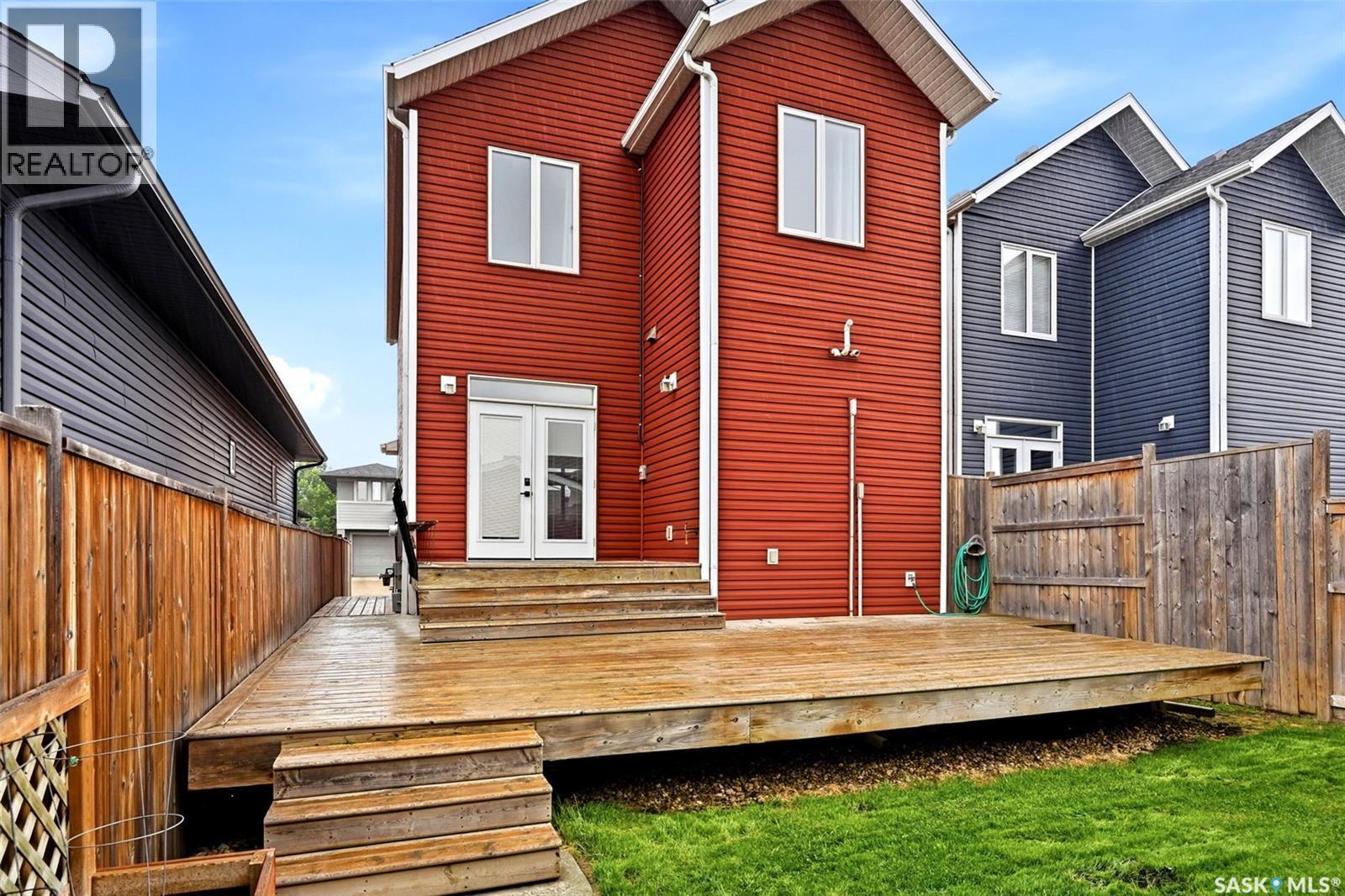 4121 Green Olive Way E, Regina, SK - Outdoor With Deck Patio Veranda With Exterior