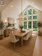 Grand Dining Area - Virtually Staged -