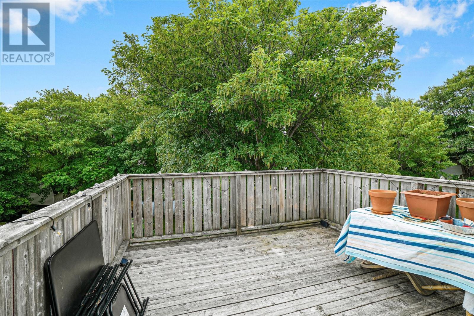 Apartment C deck off of living room - 11 Maxse Street, St. John'S, NL