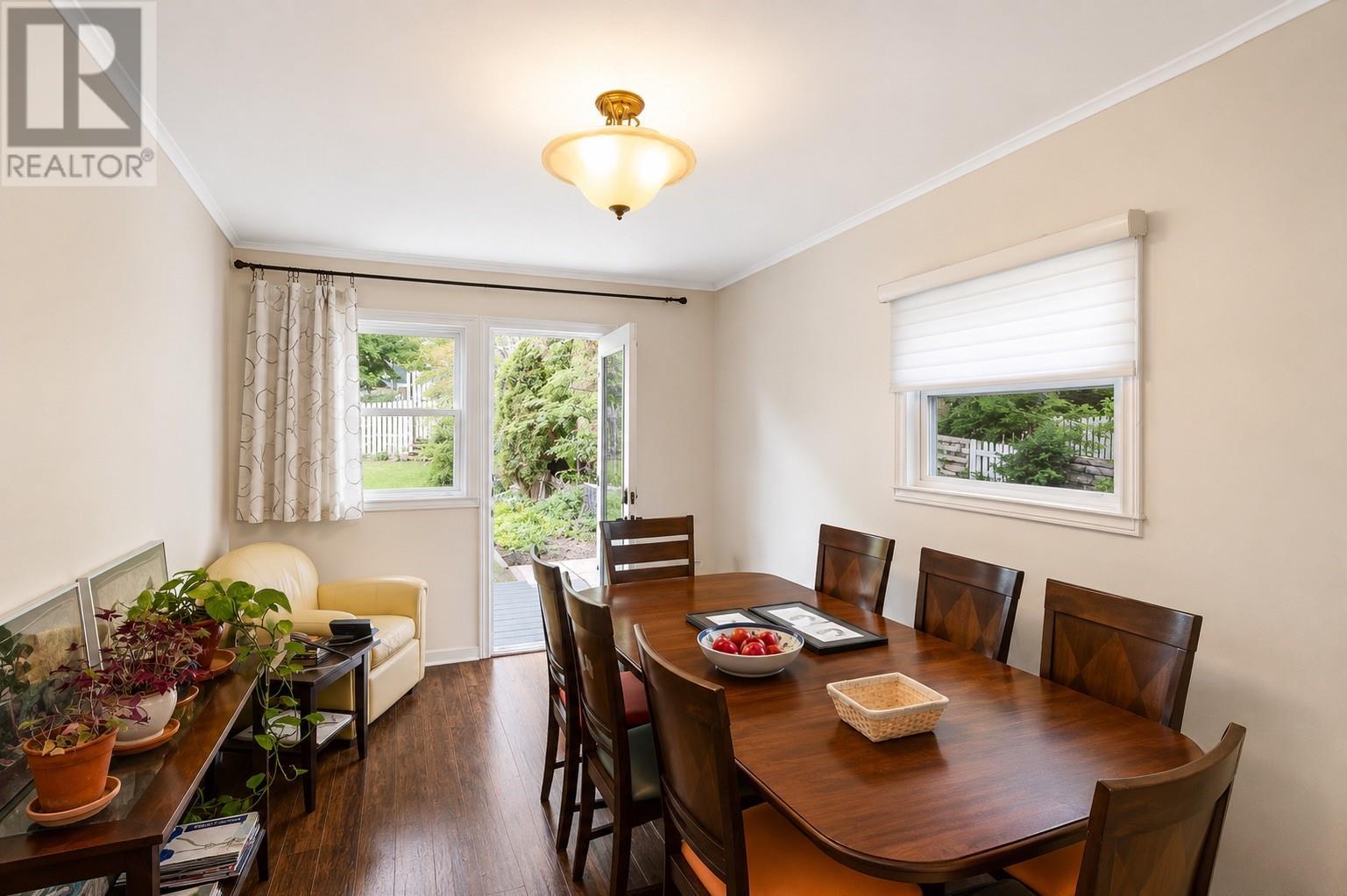 Apartment A dining to yard - 11 Maxse Street, St. John'S, NL