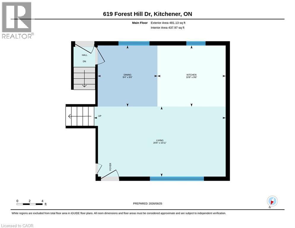 Floor plan - 619 Forest Hill Drive, Kitchener, ON