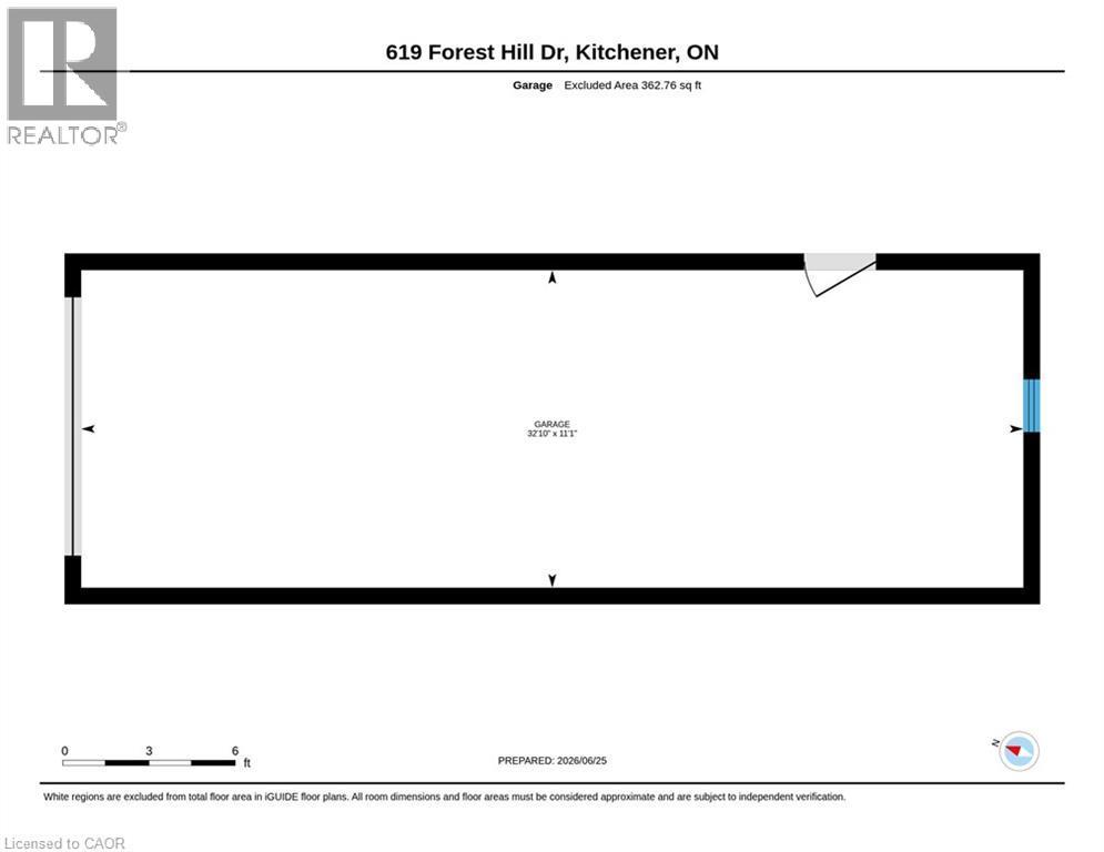 Floor plan - 619 Forest Hill Drive, Kitchener, ON