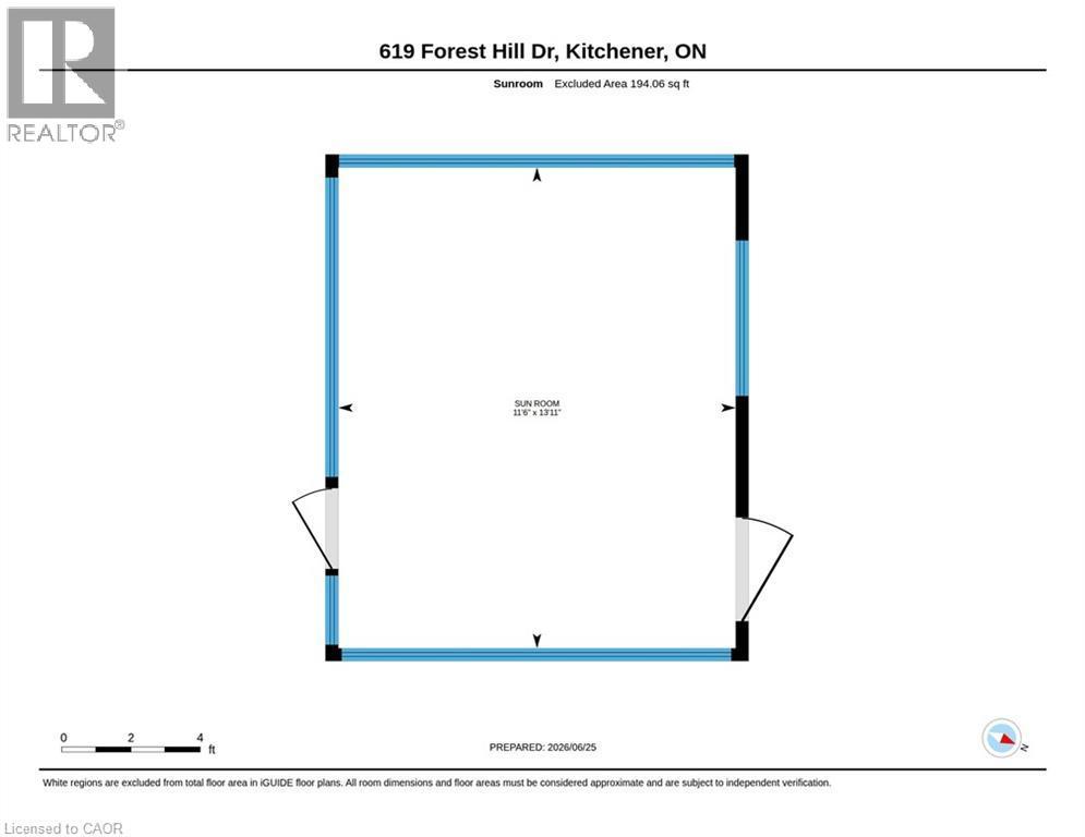 Floor plan - 619 Forest Hill Drive, Kitchener, ON