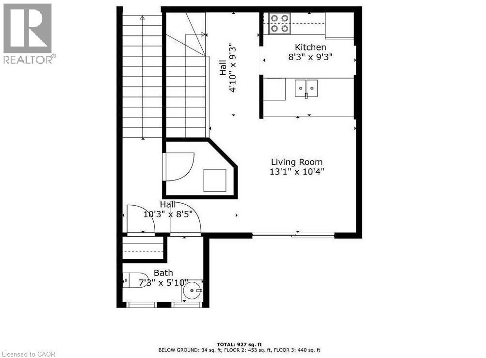 Floor plan - 236 Rachel Crescent Unit# E, Kitchener, ON