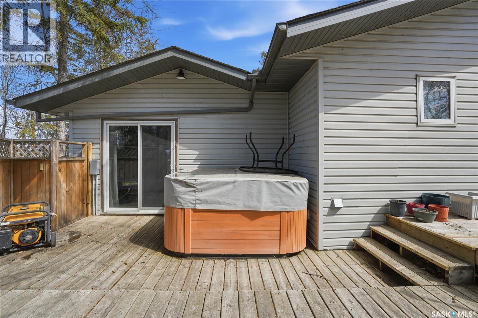 205 Bay Drive W, Christopher Lake, SK - Outdoor With Deck Patio Veranda With Exterior
