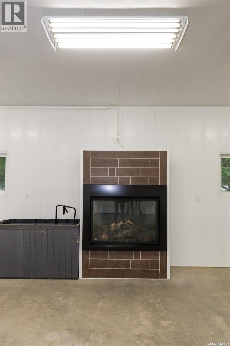 111 4Th Avenue, Coleville, SK - Indoor With Fireplace
